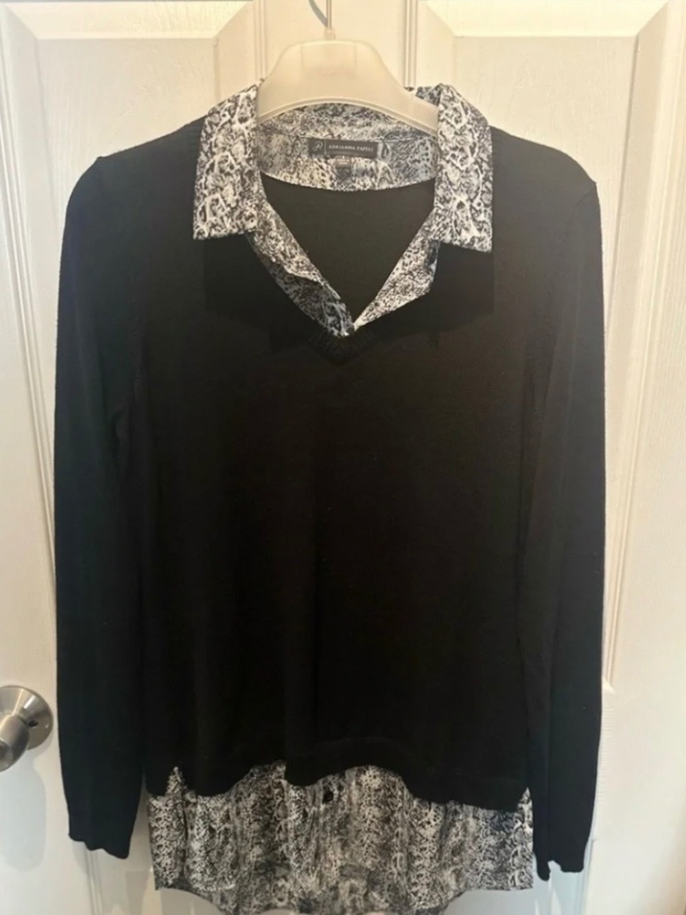Adrianna Papell Sweater Blouse